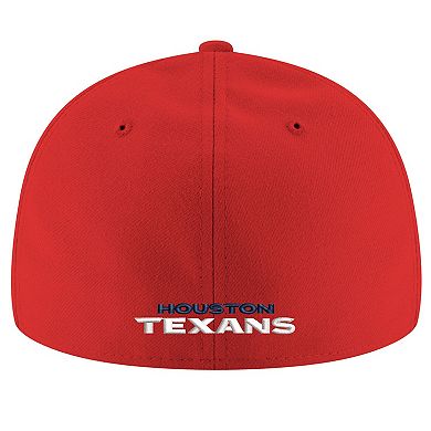 Men's New Era Red Houston Texans Omaha Low Profile 59FIFTY Fitted Hat