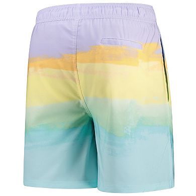 Men's G-III Sports by Carl Banks Light Blue Cleveland Guardians Swim Trunks