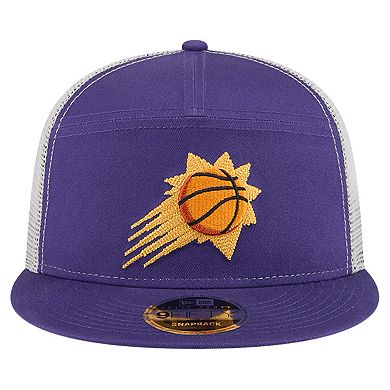 Men's Phoenix Suns New Era Purple Victory Grove Split Panel 9FIFTY Snapback Hat