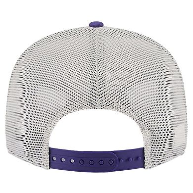 Men's Phoenix Suns New Era Purple Victory Grove Split Panel 9FIFTY Snapback Hat