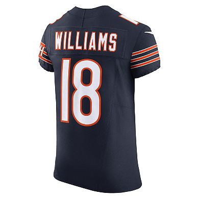 Men's Nike Caleb Williams Navy Chicago Bears Team Vapor F.U.S.E. Elite Jersey