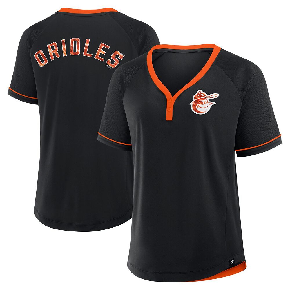Women's Fanatics Black Baltimore Orioles Cooperstown Collection League ...