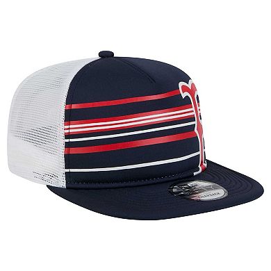 Men's New Era Navy Boston Red Sox 9FIFTY A-Frame Trucker Snapback Hat