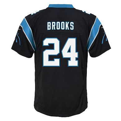 Youth Nike Jonathon Brooks Black Carolina Panthers Team Game Jersey