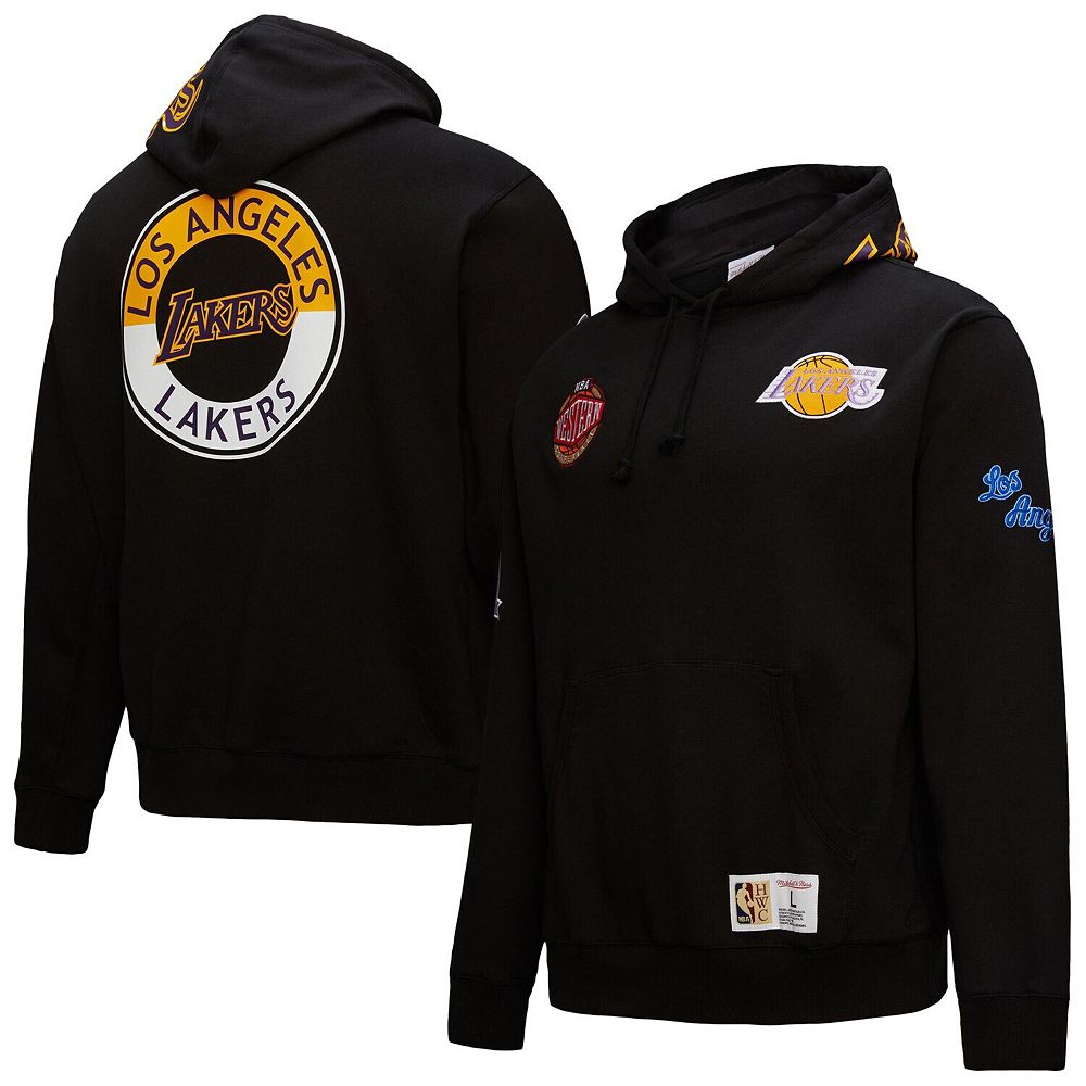 Men's Mitchell & Ness Black Los Angeles Lakers Hardwood Classics