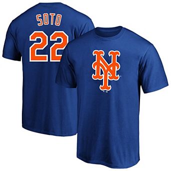 Men's Profile Juan Soto Royal New York Mets Big & Tall Name & Number T-Shirt
