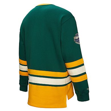 Men's Hunter Green Minnesota Wild Heritage Lace-Up Pullover Sweatshirt