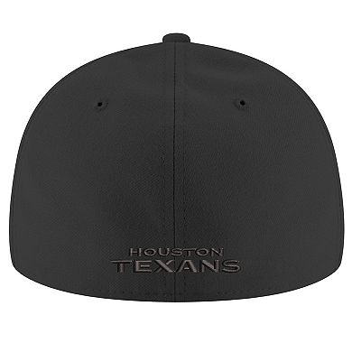 Men's New Era Black Houston Texans 59Fifty II Low Profile Fitted Hat