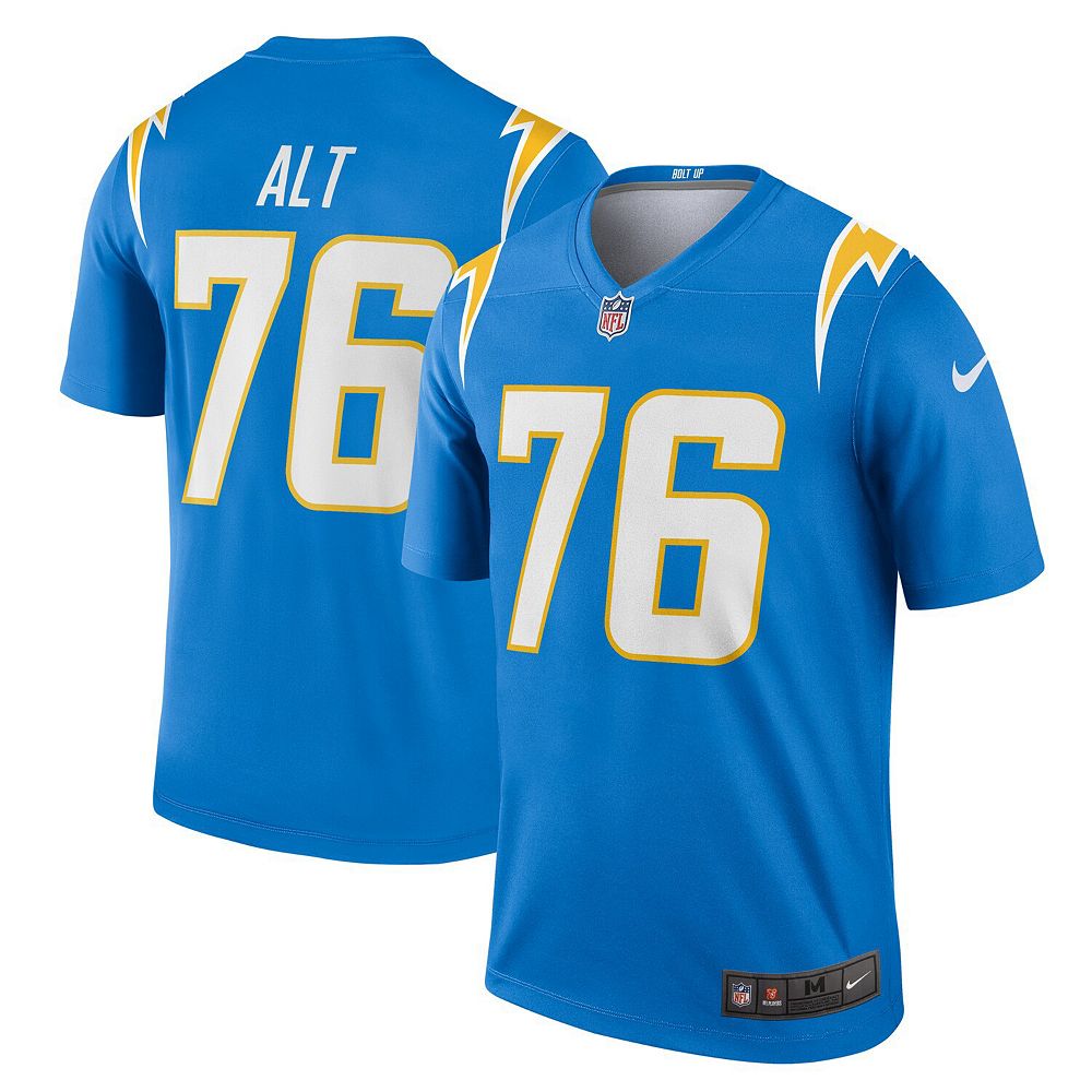 Men's Nike Joe Alt Powder Blue Los Angeles Chargers Team Legend Player ...