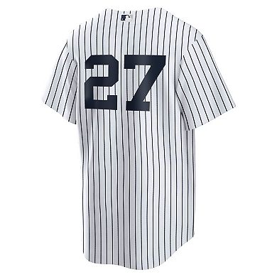 Men's Nike Giancarlo Stanton White New York Yankees Home Replica Player Jersey