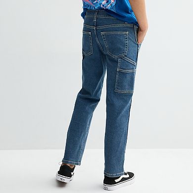 Boys 7-20 Sonoma Goods For Life® Flexwear Straight Fit Carpenter Jeans
