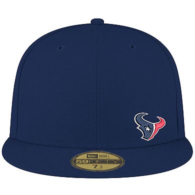 Men's New Era Navy Houston Texans Flawless 59FIFTY Fitted Hat
