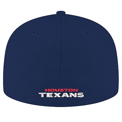 Men's New Era Navy Houston Texans Flawless 59FIFTY Fitted Hat
