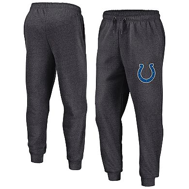 Men's Fanatics Heather Charcoal Indianapolis Colts Boost Fleece Joggers