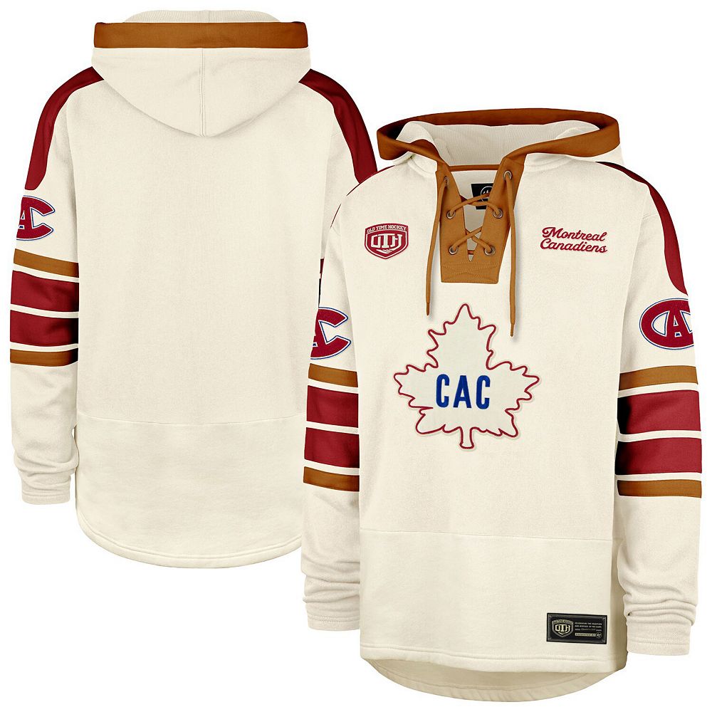 '47 Brand Colorado Avalanche Lacer Pullover Hoodie - Men's Midweight Fleece Hoodie With Embroidered Logo