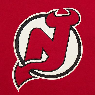 Men's Red New Jersey Devils Heritage Lace-Up Pullover Sweatshirt