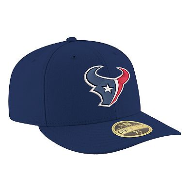 Men's New Era Navy Houston Texans Omaha Low Profile 59FIFTY Fitted Hat