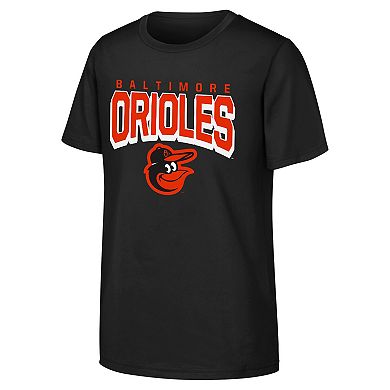 Youth Black Baltimore Orioles On The Block T-Shirt