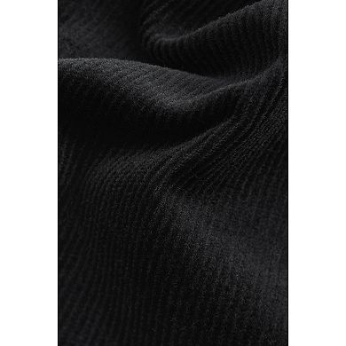 Women's NEXT Black Corduroy Flared Trousers