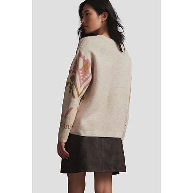 Women's NEXT Pink Blush Soft Touch Patterned Knitted Sweater