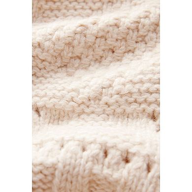 Women's NEXT White Ecru Soft Touch Fringe Knitted Cardigan