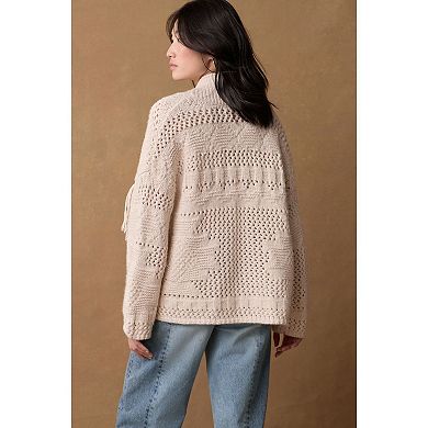Women's NEXT White Ecru Soft Touch Fringe Knitted Cardigan