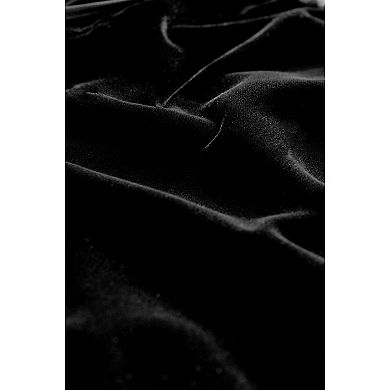 Women's NEXT Black Velvet Wide Leg Trousers