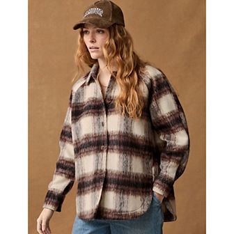 Women's NEXT Check Long Sleeve Shacket