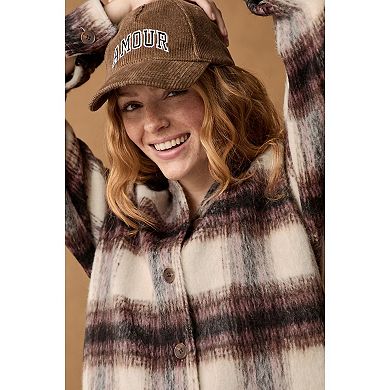 Women's NEXT Check Long Sleeve Shacket