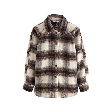 Women's NEXT Check Long Sleeve Shacket