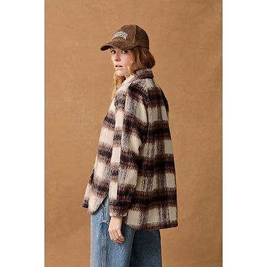 Women's NEXT Check Long Sleeve Shacket