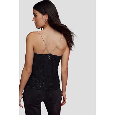 Women's NEXT Black Embellished Gem Strappy Camisole