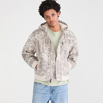 Men's Aeropostale Hooded Workwear Jacket