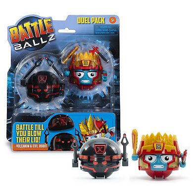 Battle Ballz Volcanon & Evil Robot Duel Pack