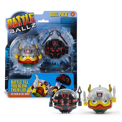 Battle Ballz Ice Berg & Evil Robot Duel Pack