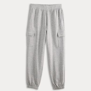 Juniors' Pink Republic Cargo Joggers Sweatpants