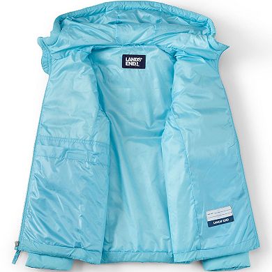 Kids' Lands' End FeatherFree Insulated Hooded Packable Jacket