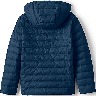 Kids' Lands' End FeatherFree Insulated Hooded Packable Jacket