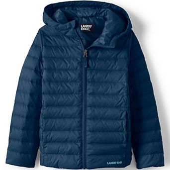 Kids' Lands' End FeatherFree™ Insulated Hooded Packable Jacket