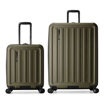 Traveler's Choice Art of Travel 2 pc Expandable Spinner Luggage Set