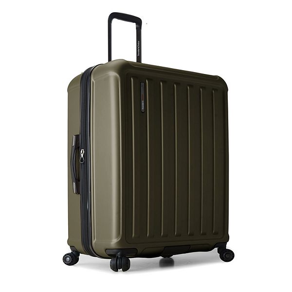 Traveler's Choice Art of Travel Expandable Hardside Spinner Luggage - Olive (21 CARRYON)