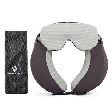 Traveler's Choice Kikass Travel Memory Foam Neck Pillow & Eye Mask