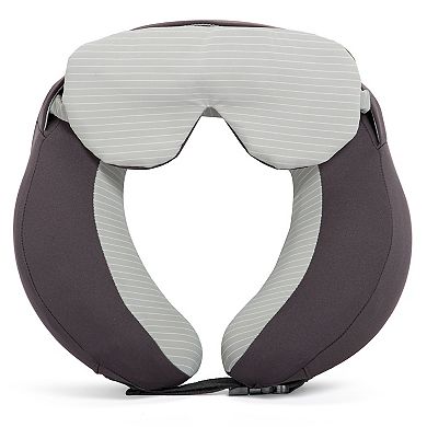 Traveler's Choice Kikass Travel Memory Foam Neck Pillow & Eye Mask
