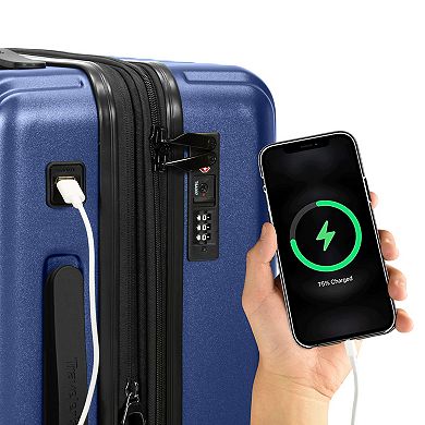 Traveler's Choice Lethbridge Hardside TSA Lock Spinner Luggage