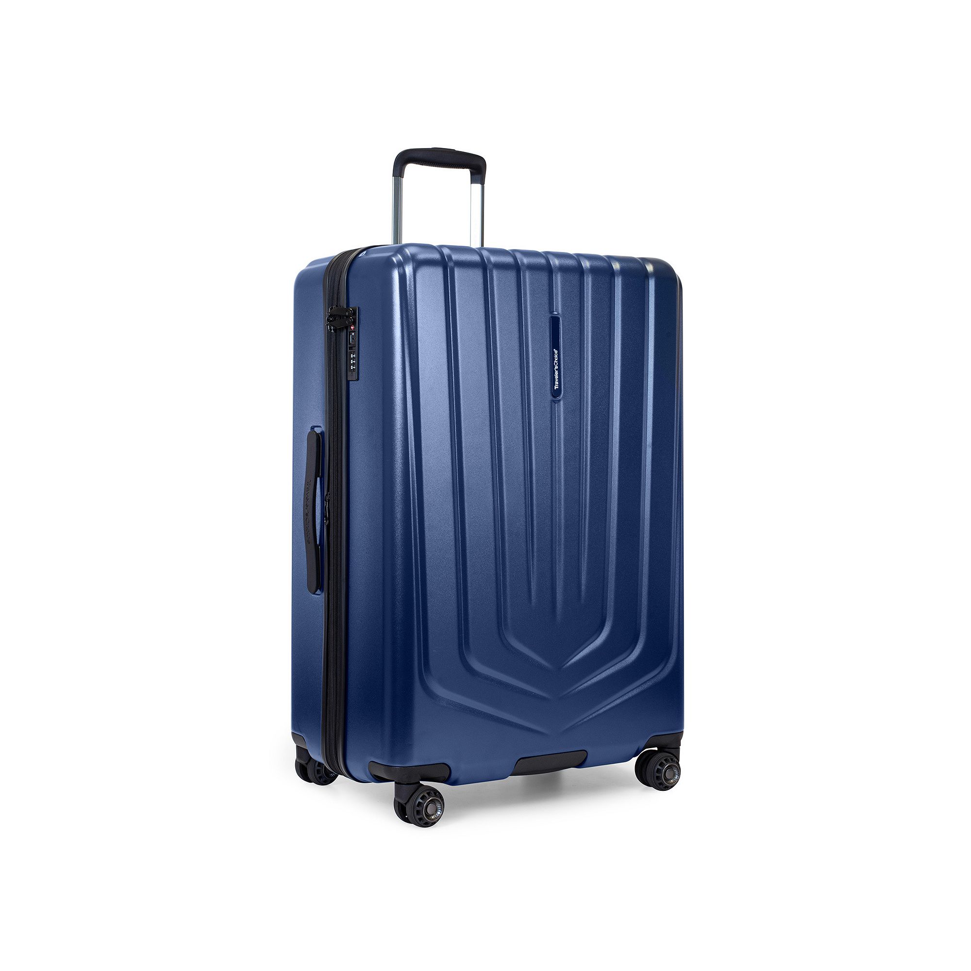 Travelers Choice Lethbridge Hardside TSA Lock Spinner Luggage, Blue