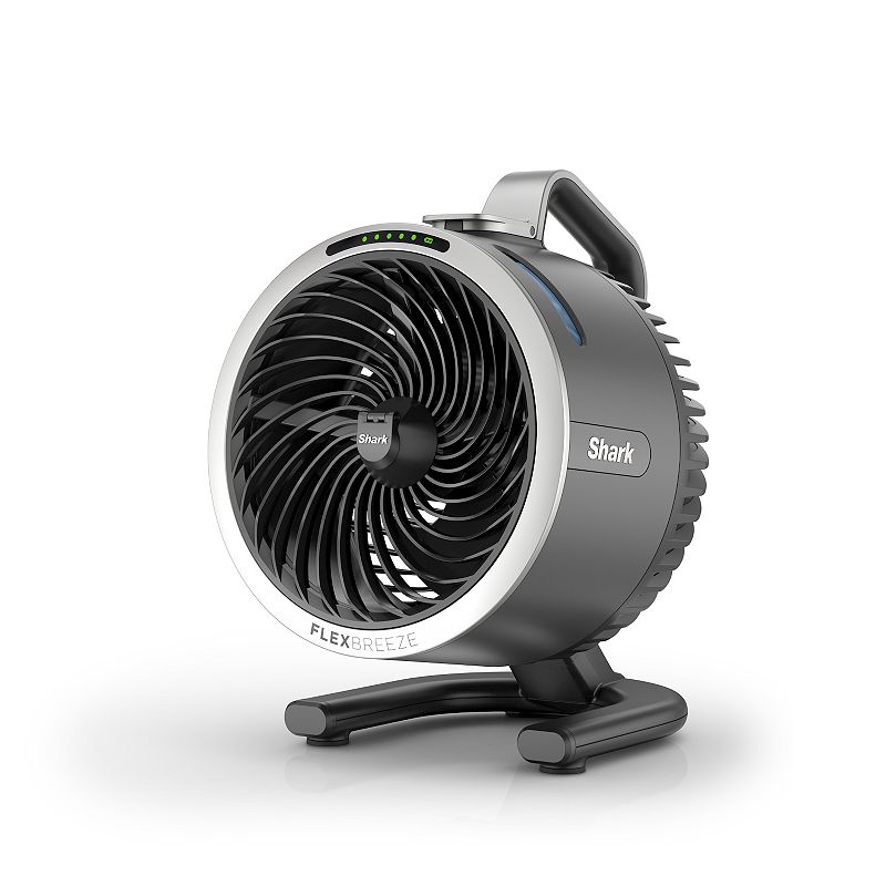 Shark FlexBreeze HydroGo Ultra-Powerful Portable Fan Mists Indoors and Outdoors FA052 Gray