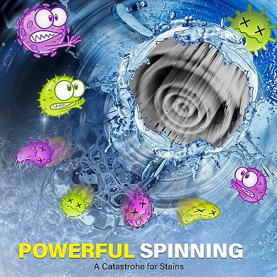 Bell+Howell Scrubtastic Pro Electric Rechargeable Spin Power Scrubber with 3 Rotating Brush Heads