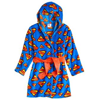 Boys 4-10 DC Comics Superman Hooded Robe