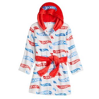 Boys 4-10 Hot Wheels Hooded Robe