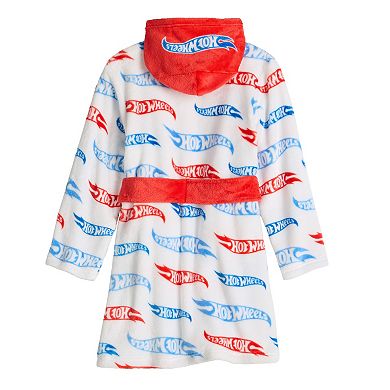 Boys 4-10 Hot Wheels Hooded Robe